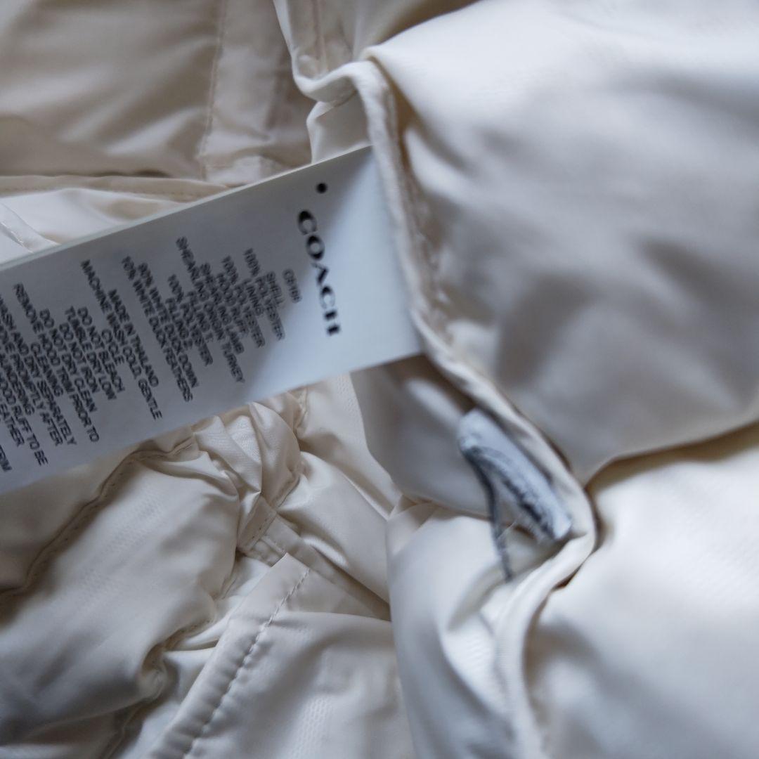 コーチ ダウンコート ファーつきフード(取り外し)