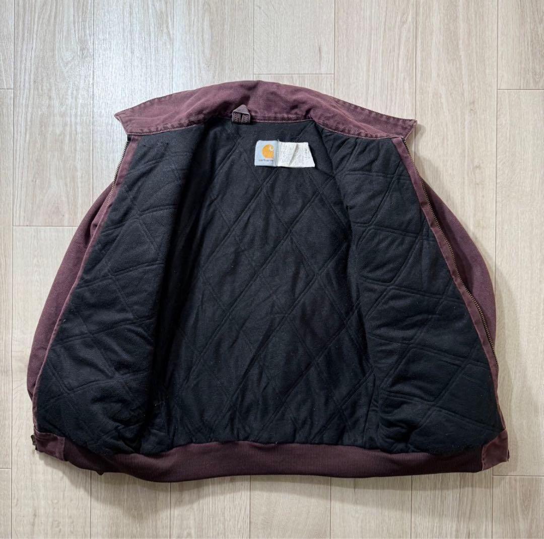 Carhartt サンタフェジャケット Sサイズ相当　バーガンディ Y02BRG