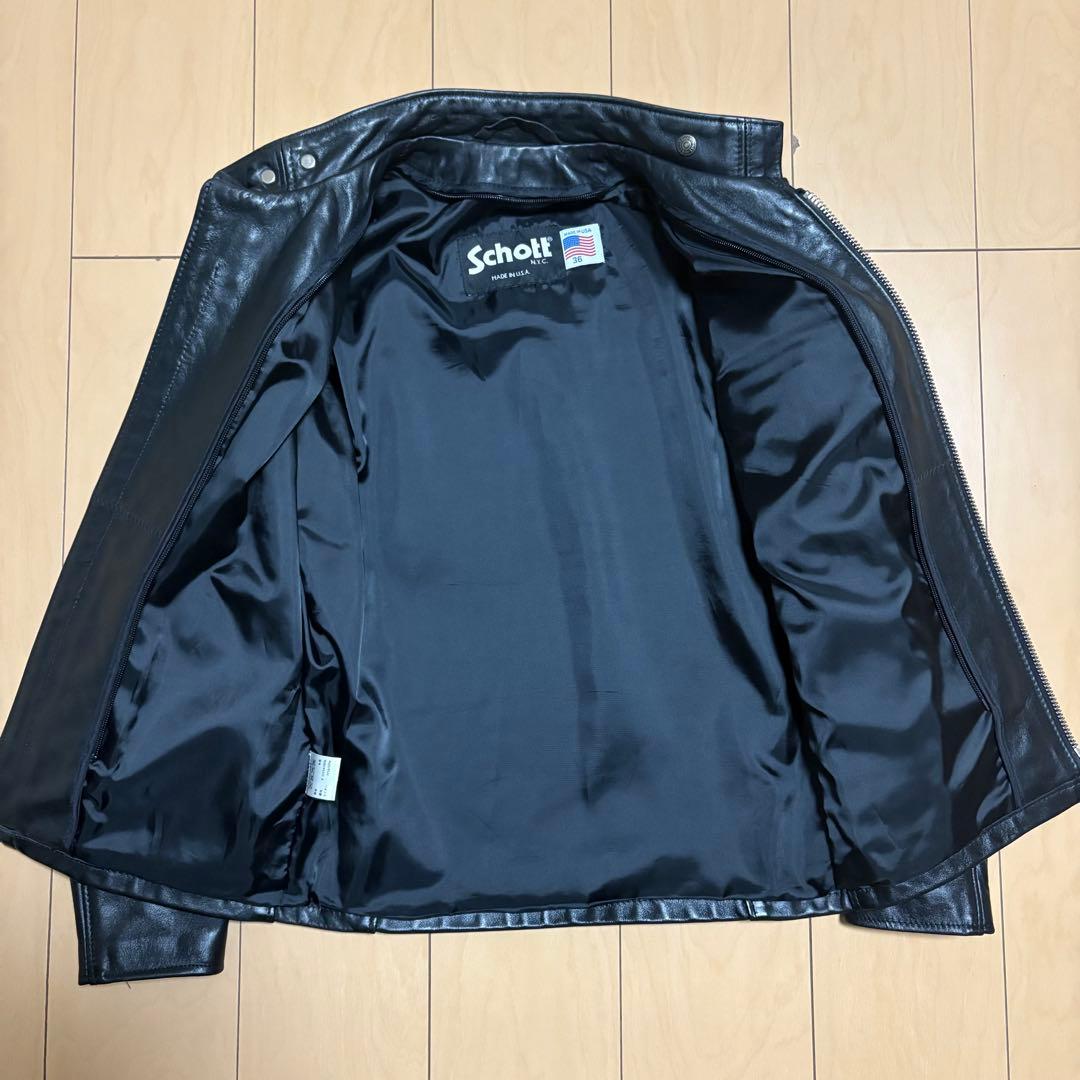 新型 SCHOTT 641 シングルライダースジャケット