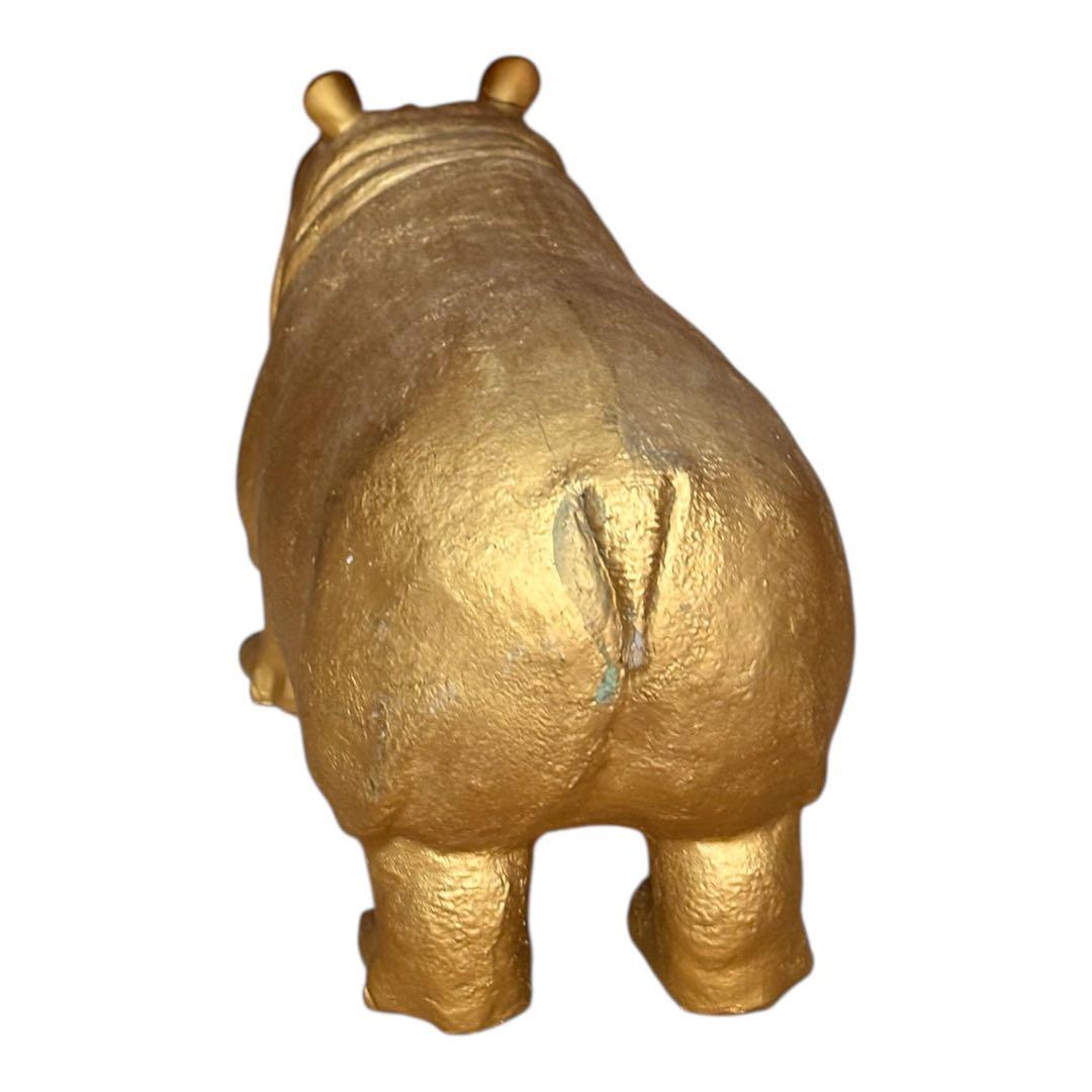 franc franc ideacoのカバとサイのゴールド置物