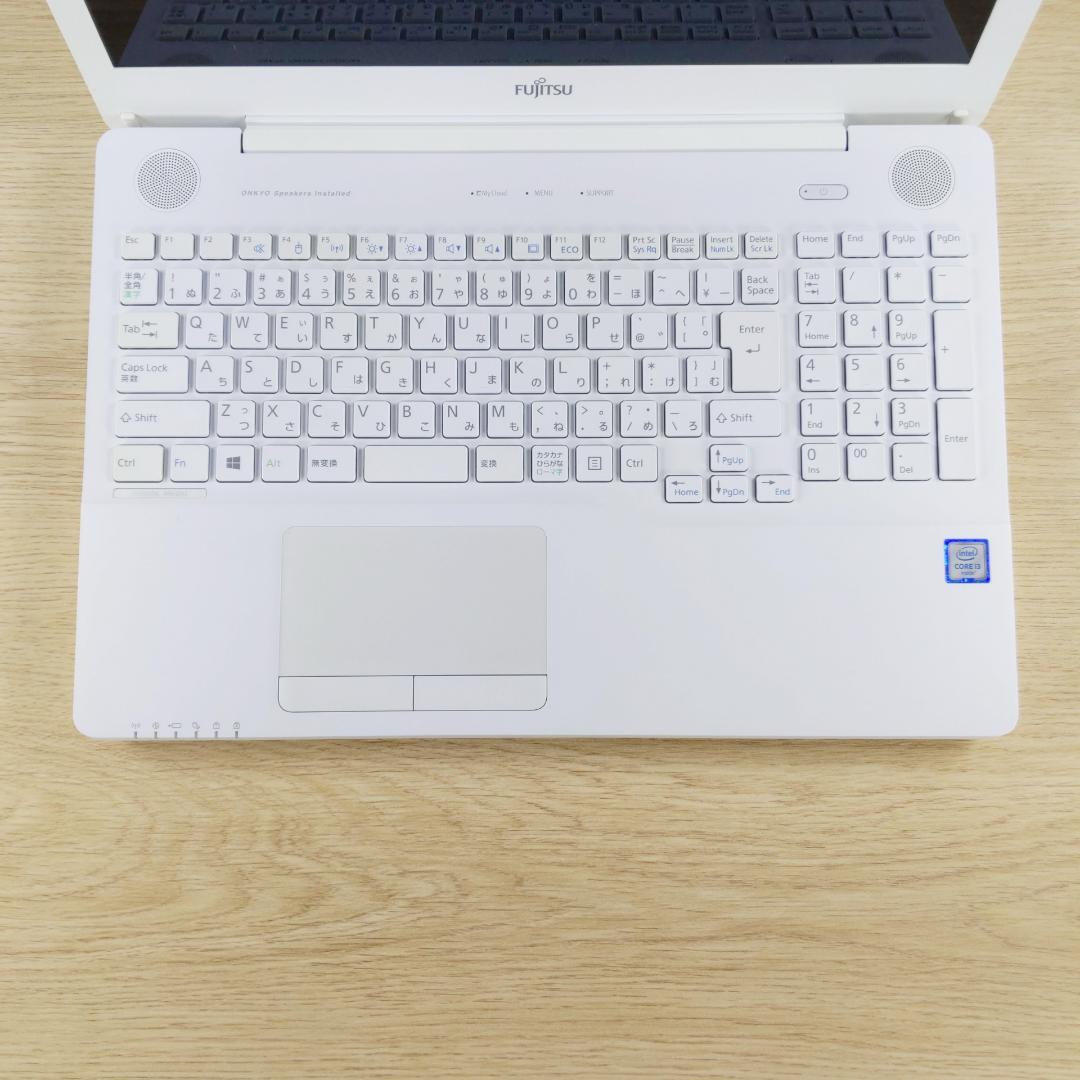 高性能i3☆快適SSD☆Win11 ブルーレイ 富士通ノートパソコン カメラ付き