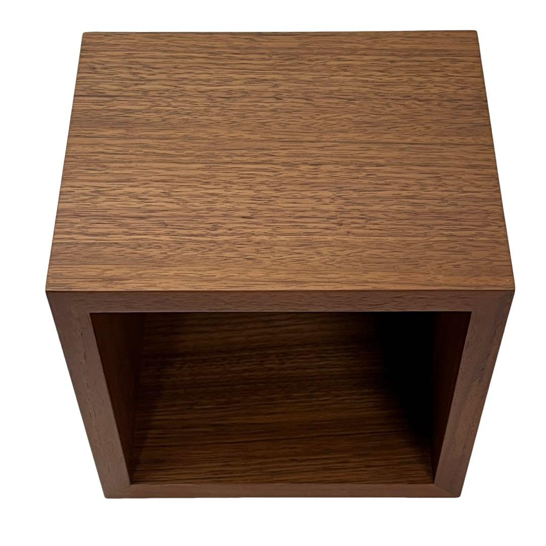 無印良品 壁に付けられる家具箱 3個セット ウォールナット