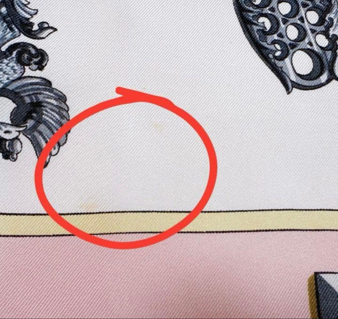 HERMES エルメス LES CLES【鍵柄】カレ90 スカーフ ストール