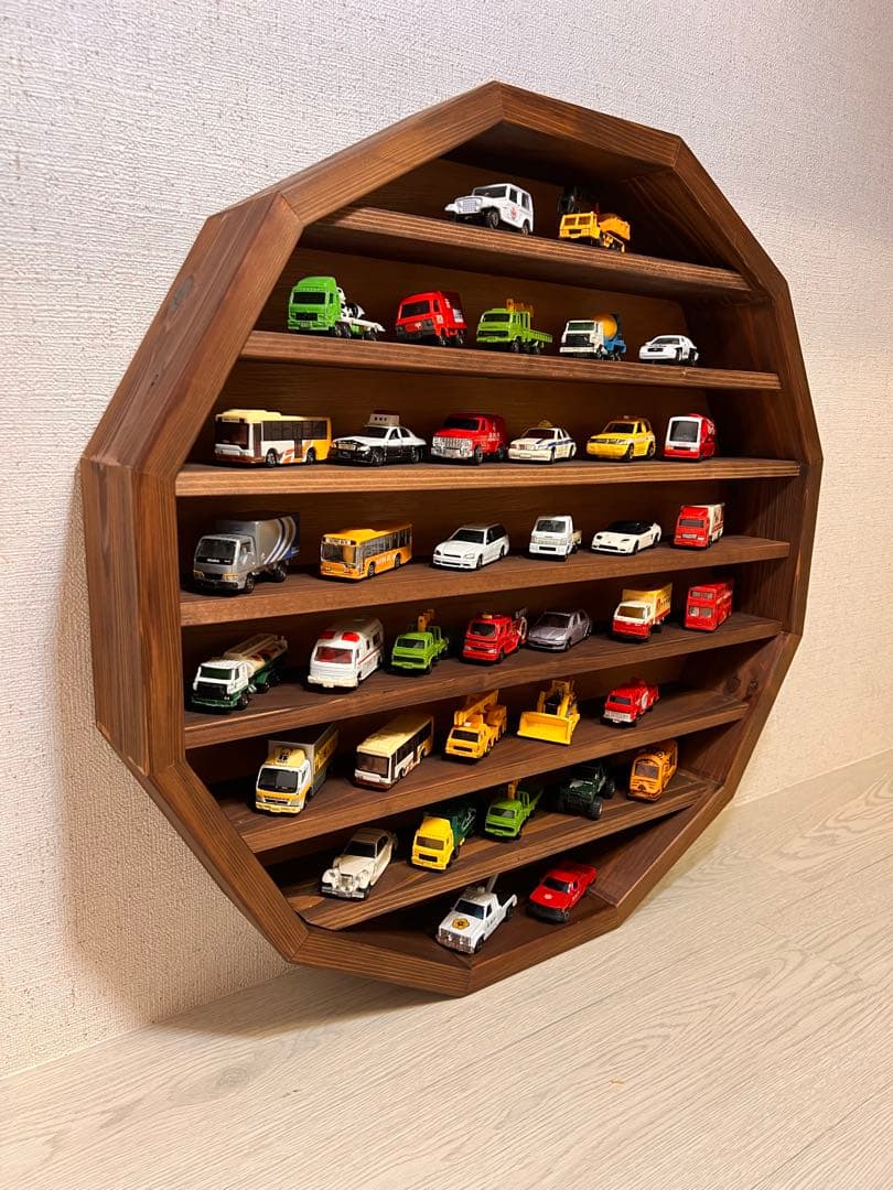 【トミカ】正12角形コレクションケース ミニカーケース　ミニカー以外の展示にも♪