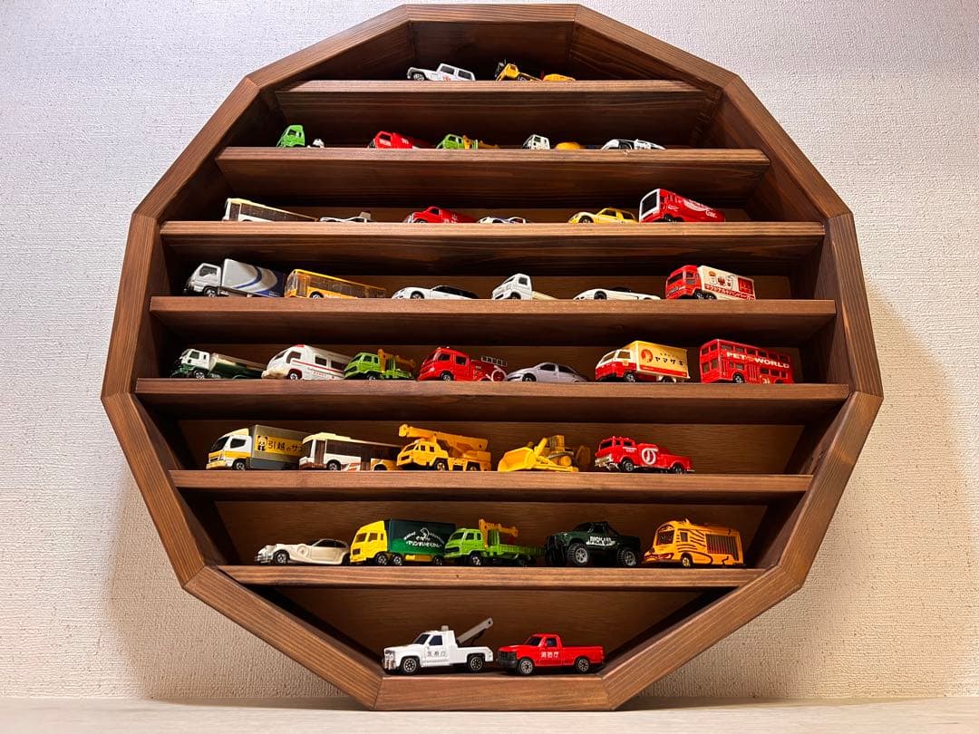 【トミカ】正12角形コレクションケース ミニカーケース　ミニカー以外の展示にも♪