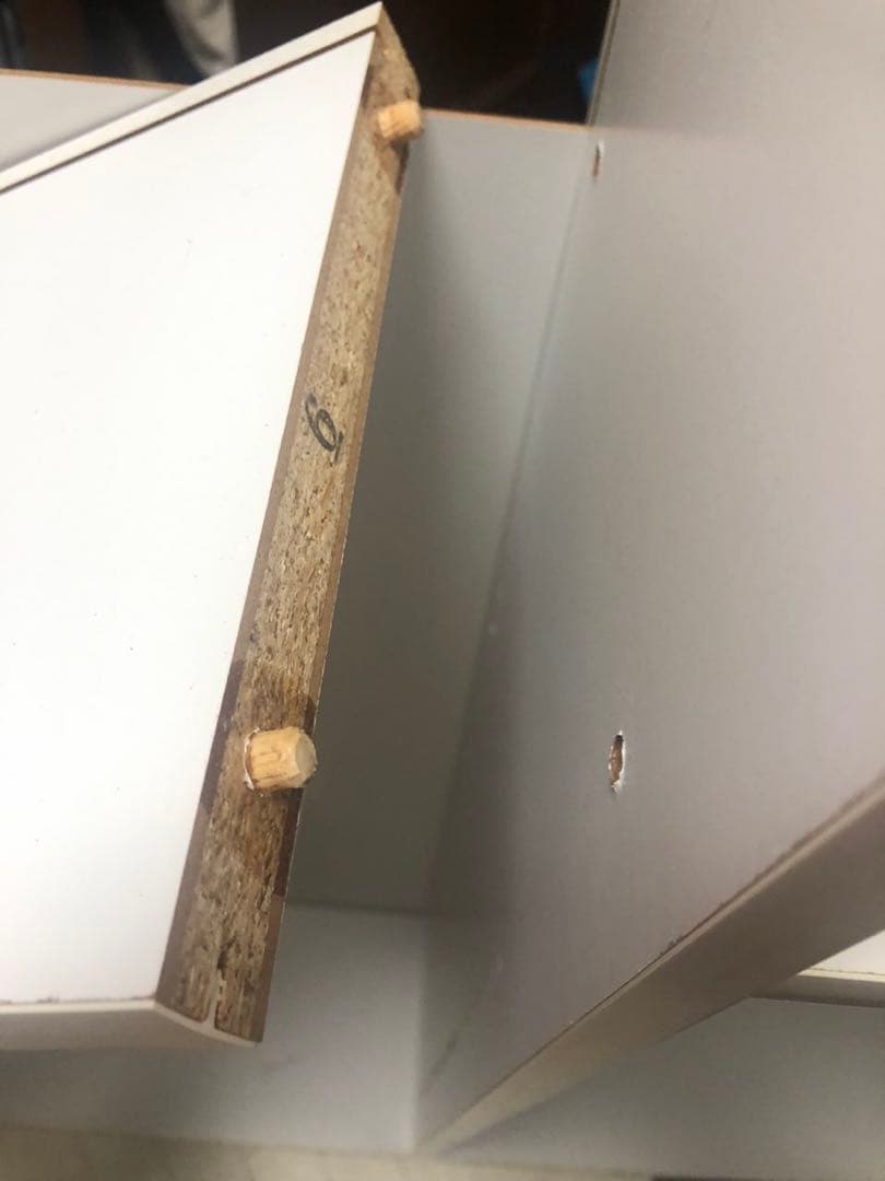 組み立て本棚 白　H180 W90 D21 可動棚板12枚　巾木にぴったり