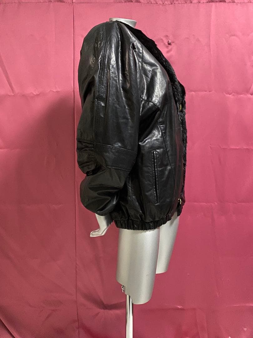 Reversible LEATHERS blouson◆リバーシブルブルゾン
