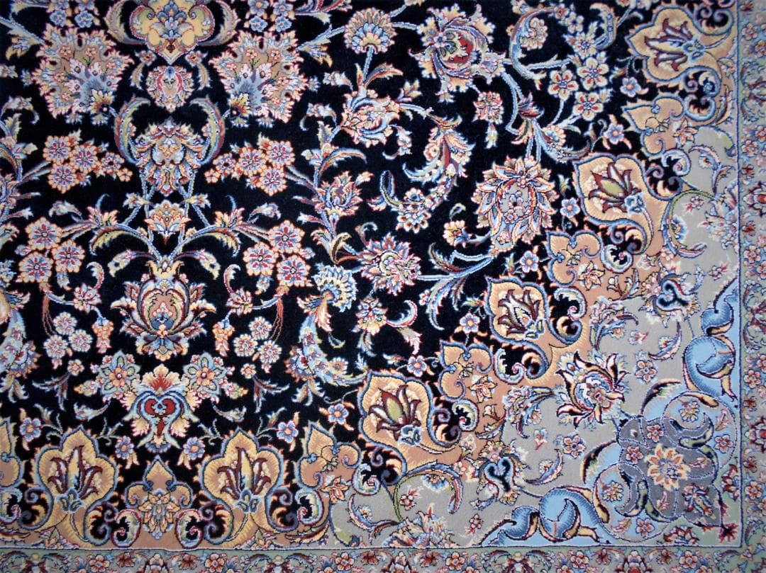 本場イラン産！高密度織『ナイン 』デザイン 約150×225cm‐185001