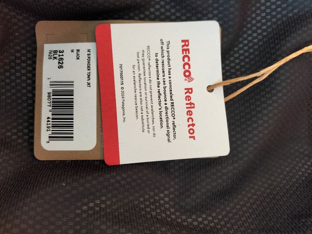 Patagonia Powder Town パタゴニアMサイズ　ブラック　新品