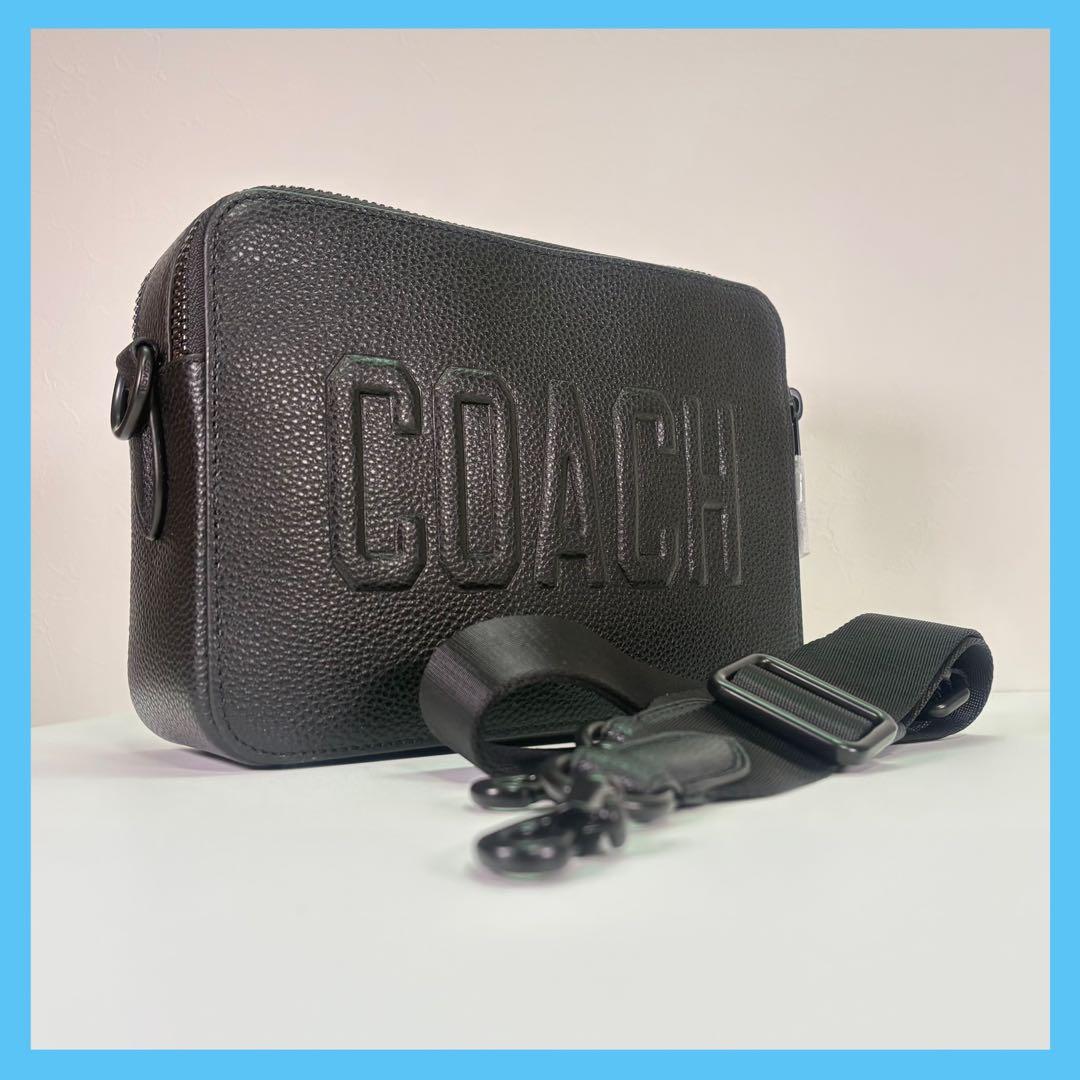 【COACH】 タグ有り チャーター クロスボディ バッグ 24 ブラック