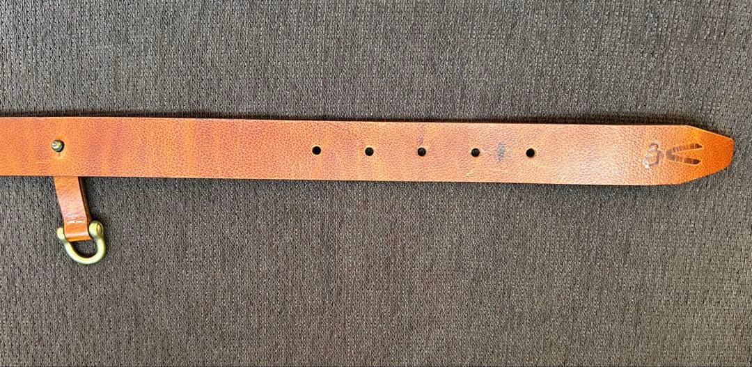 DENHAM レザーベルト新品16500円 タグ付 サイズ: 105/42