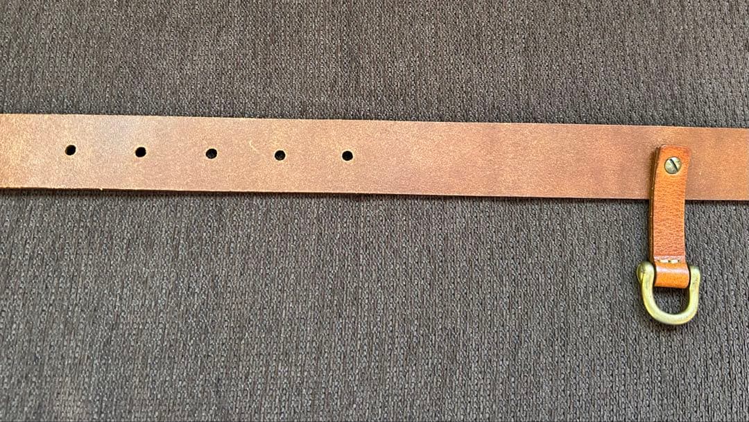 DENHAM レザーベルト新品16500円 タグ付 サイズ: 105/42
