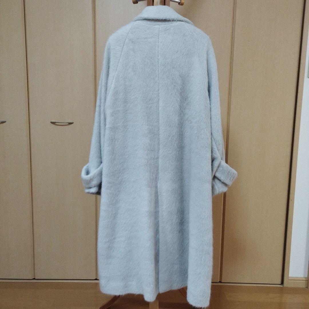 SNIDEL•ブローチ付シャギーコート