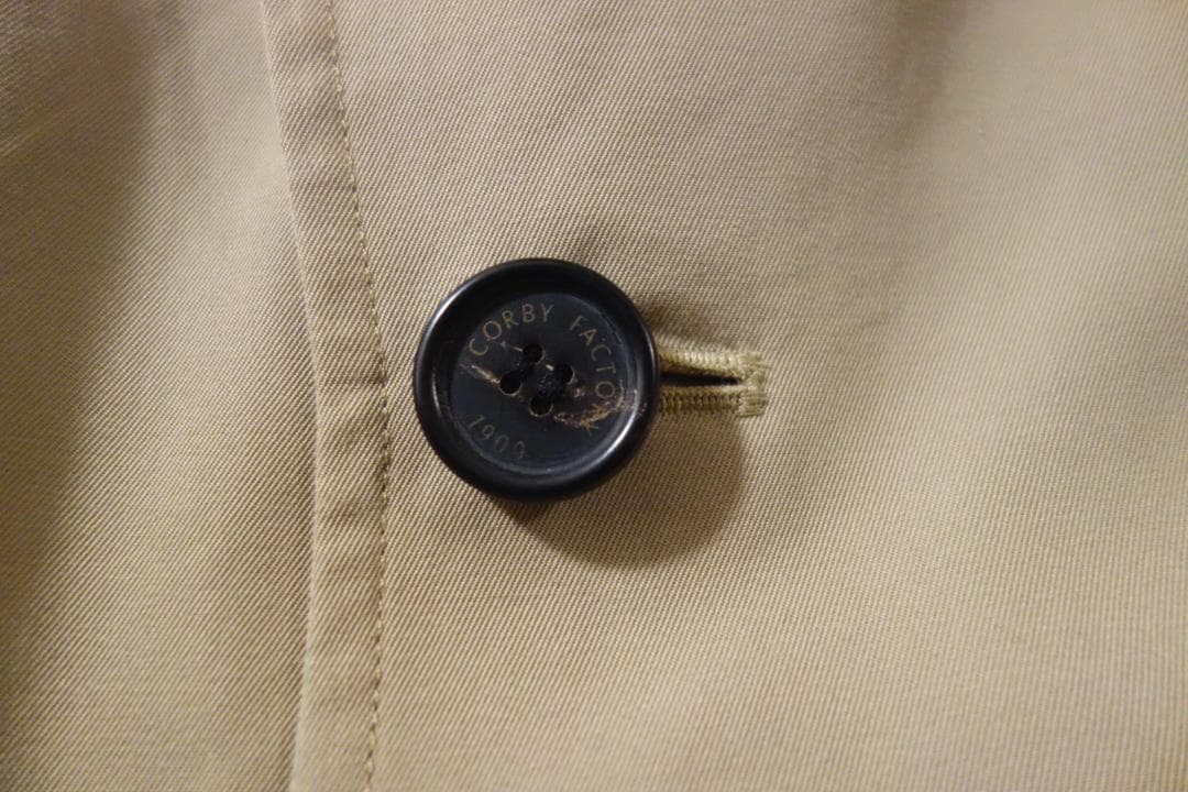 Corby Factory Johnstons社 ライナー付き トレンチコート