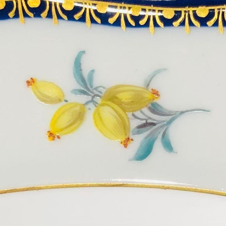 Meissen マイセン/※1級品 Ａカンテ 金彩フラワーブーケ 大皿 美品 A