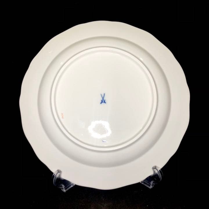Meissen マイセン/※1級品 Ａカンテ 金彩フラワーブーケ 大皿 美品 A