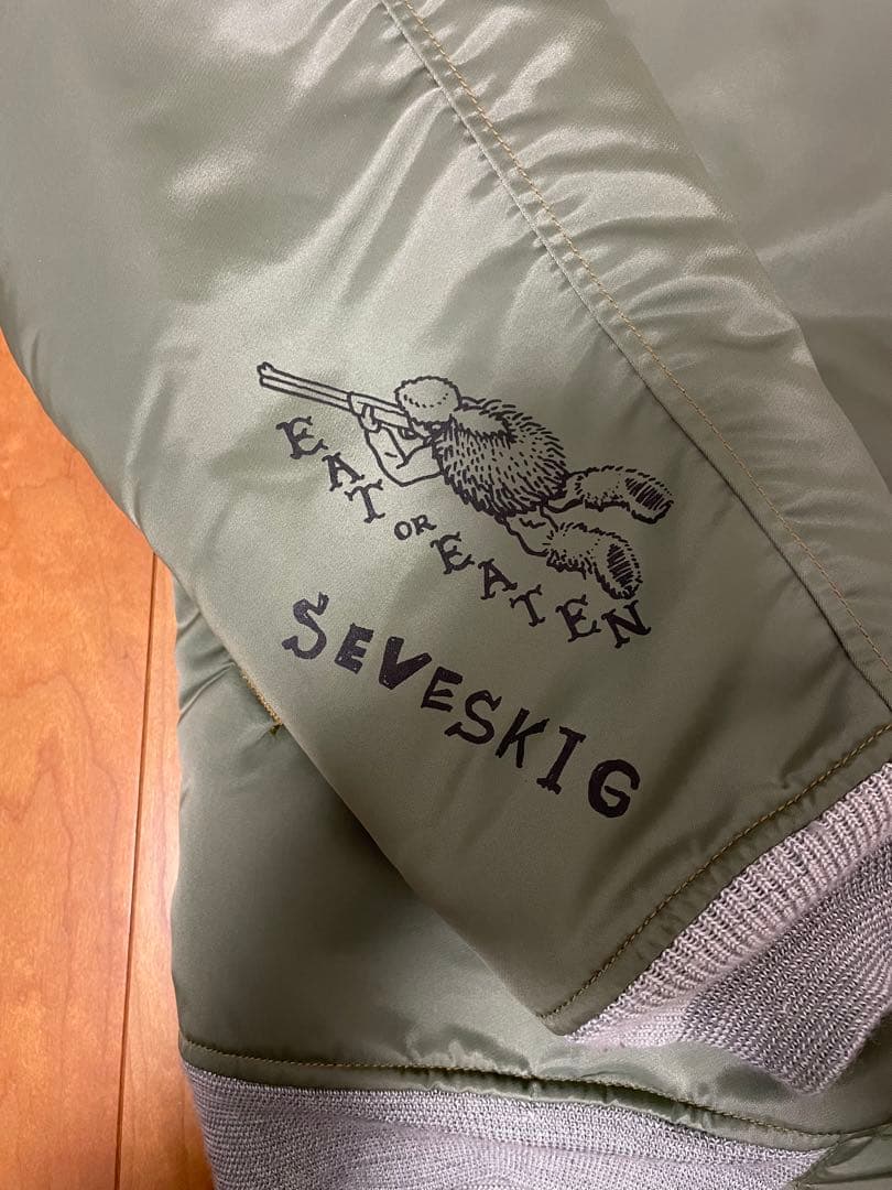 SEVESKIG/セブシグ TITANIUM　MA-1 VS A-1