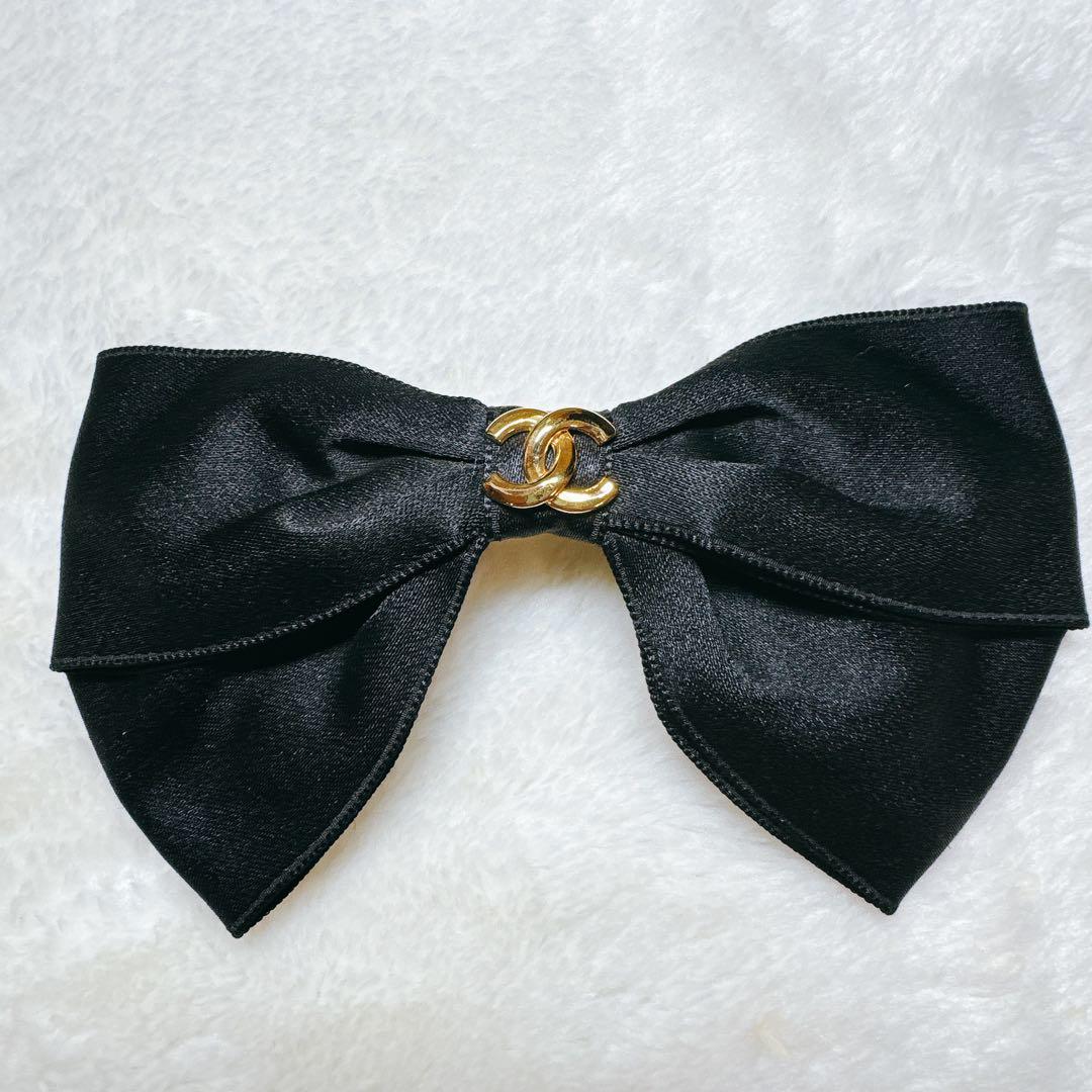 CHANEL リボンバレッタ♡美品