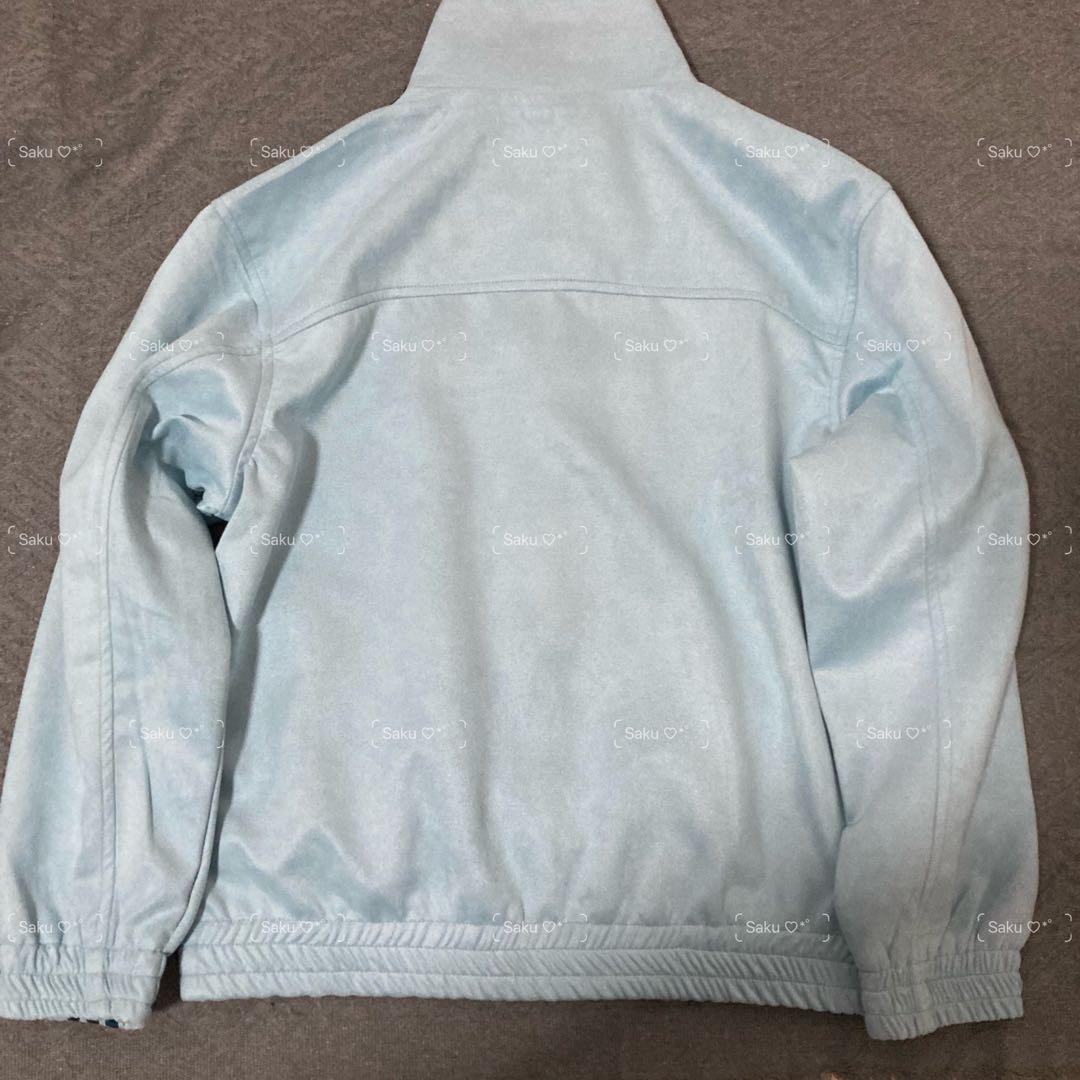 新品 アディダス 蛇年トラックジャケットライトブルー Sサイズ