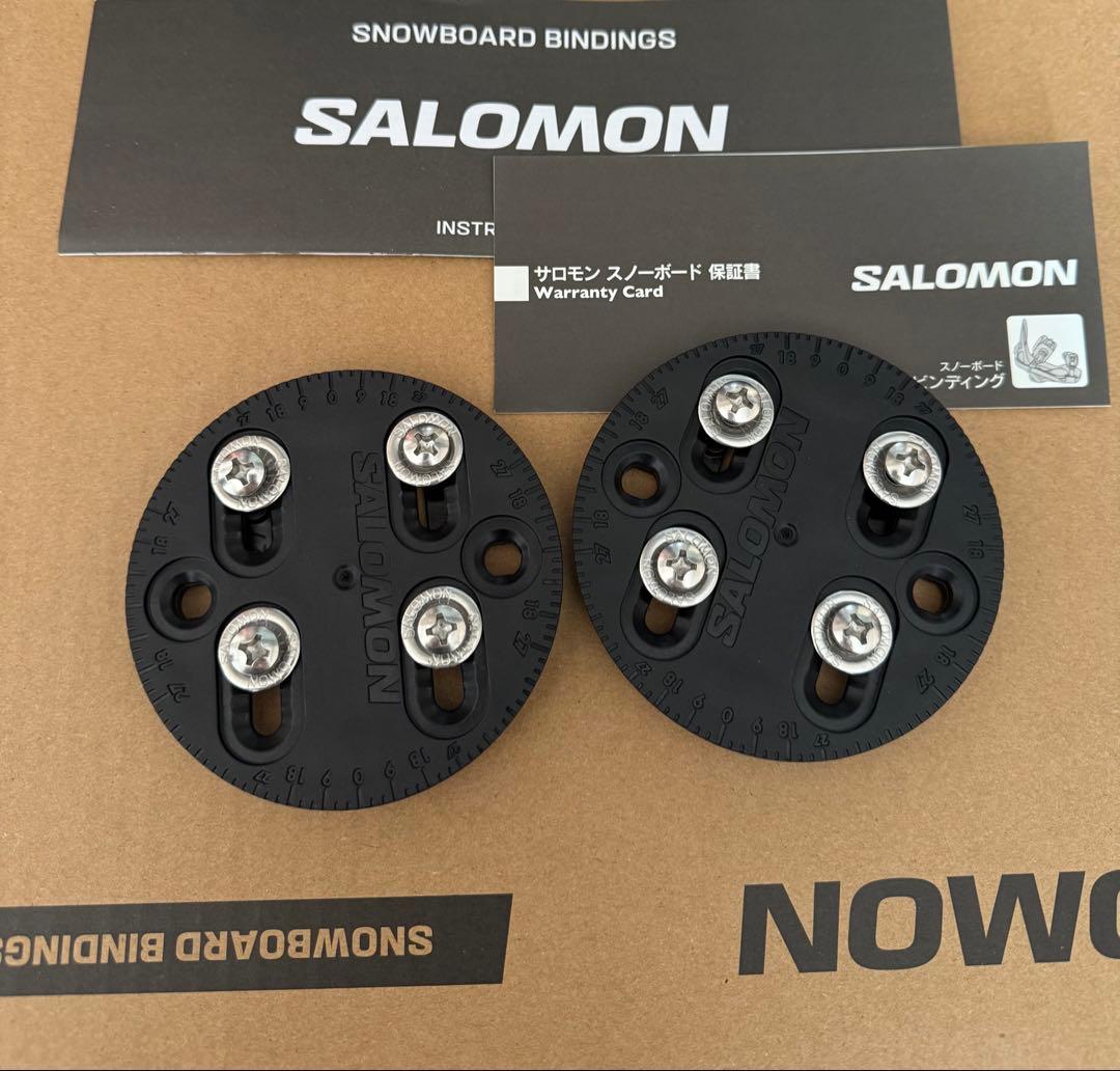 新品 SALOMON PACT スノーボードビンディング S