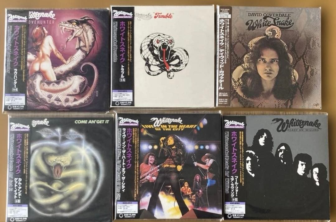 『Whitesnake』 紙ジャケCDセット 6枚セット
