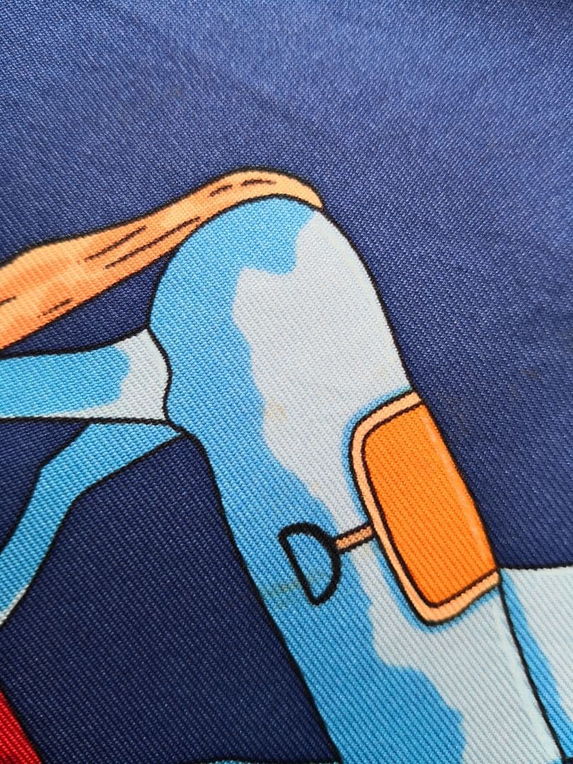 エルメス HERMES　スカーフ　カレ90　お馬の話をして