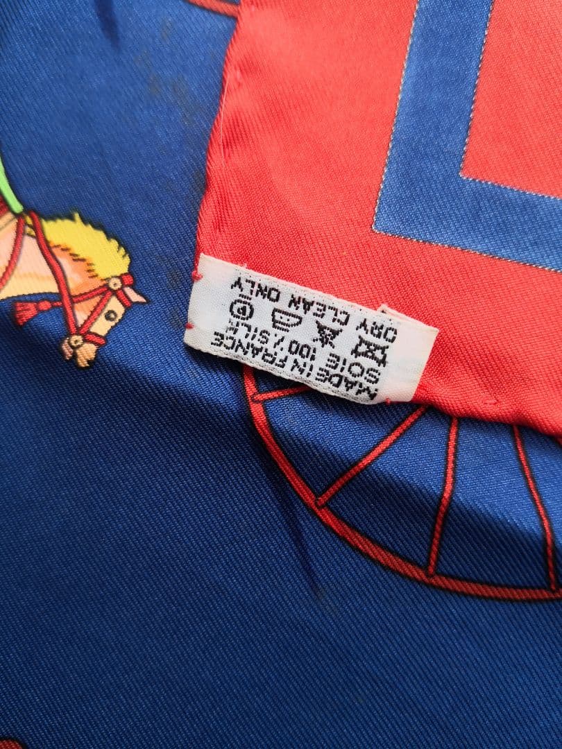 エルメス HERMES　スカーフ　カレ90　お馬の話をして