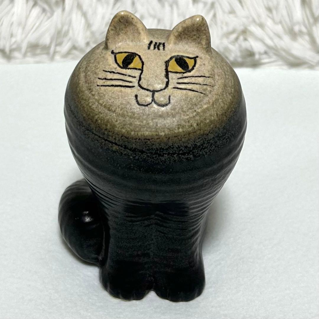 美品 リサラーソン マヤ 猫 キャット 置物 オブジェ 北欧 インテリア 陶器