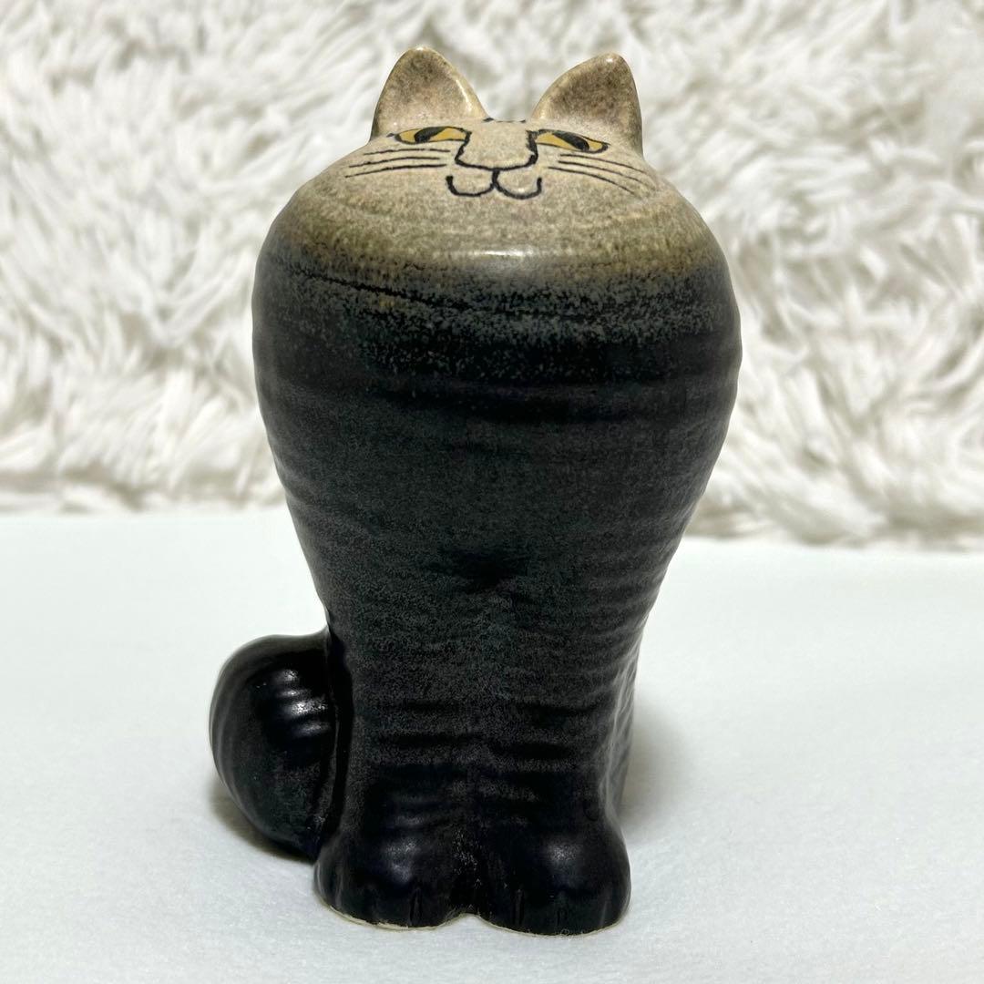 美品 リサラーソン マヤ 猫 キャット 置物 オブジェ 北欧 インテリア 陶器