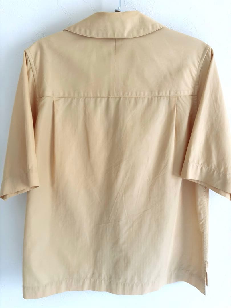 トップス AURALEE WASHED FINX HERRINGBONE SHIRTS