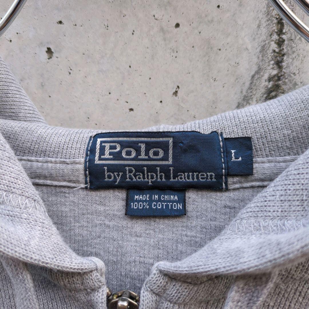 トップス 90s Polo Ralph Lauren Knit Zip up Hoodie