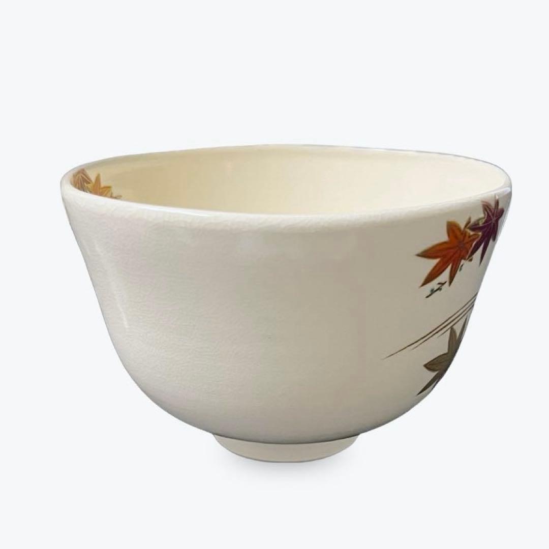 【新品】茶碗 京焼　仁清写 竜田川　抹茶碗　抹茶茶碗　茶道具