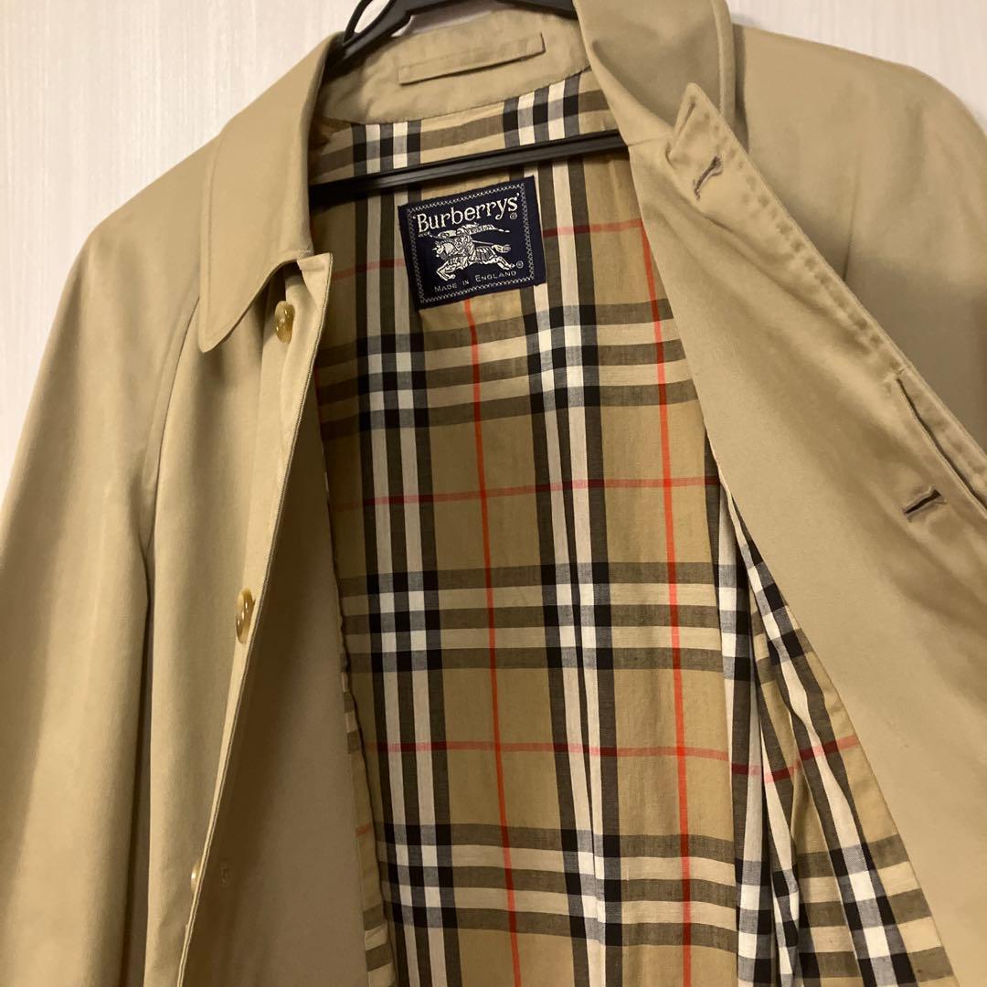 Burberry バーバリー　メンズ　ステンカラーコート　ビンテージ