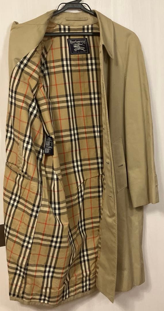 Burberry バーバリー　メンズ　ステンカラーコート　ビンテージ
