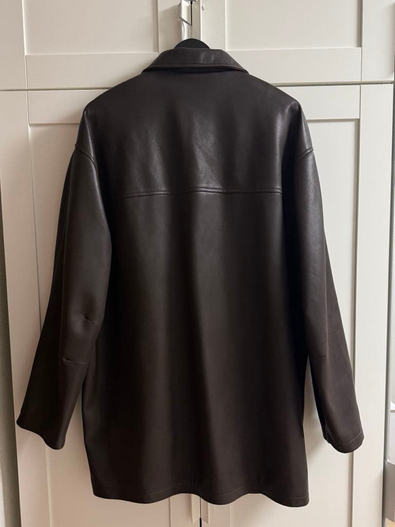 ANUKE アンヌークEcoleather Over Jacket ブラウン