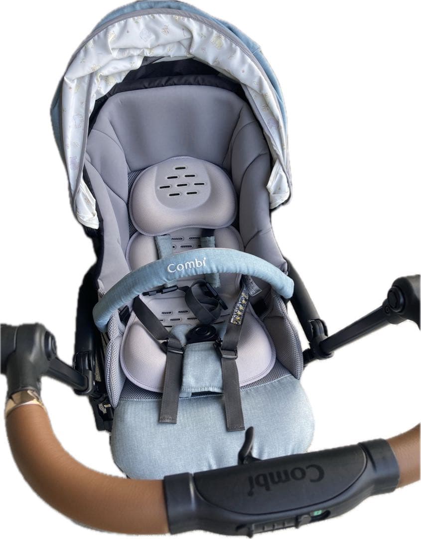 combi スゴカル minimo ベビーカー　アニマルブルー