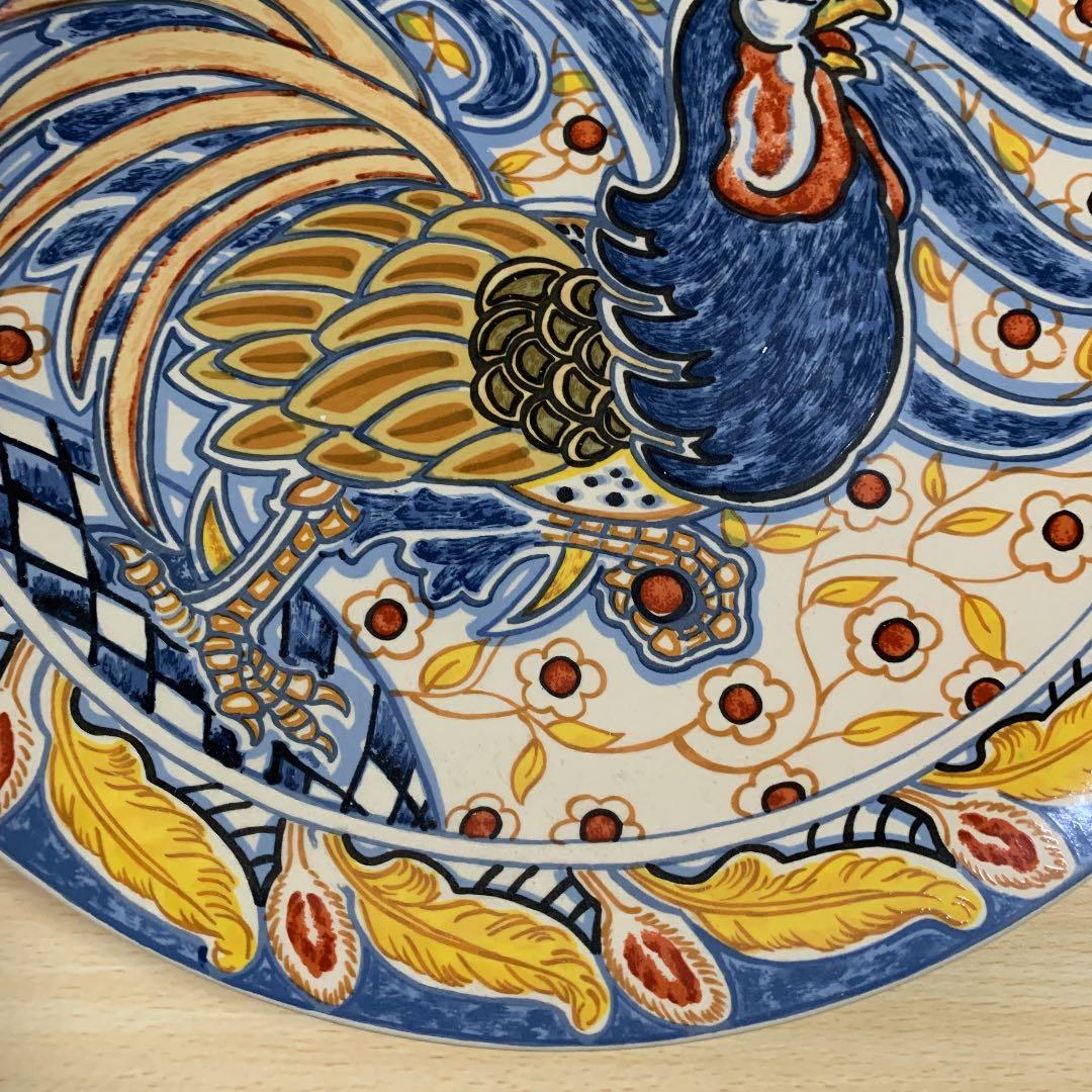 ニワトリ　　皿　　西洋　ビンテージ　骨董品　アンティーク　インテリア