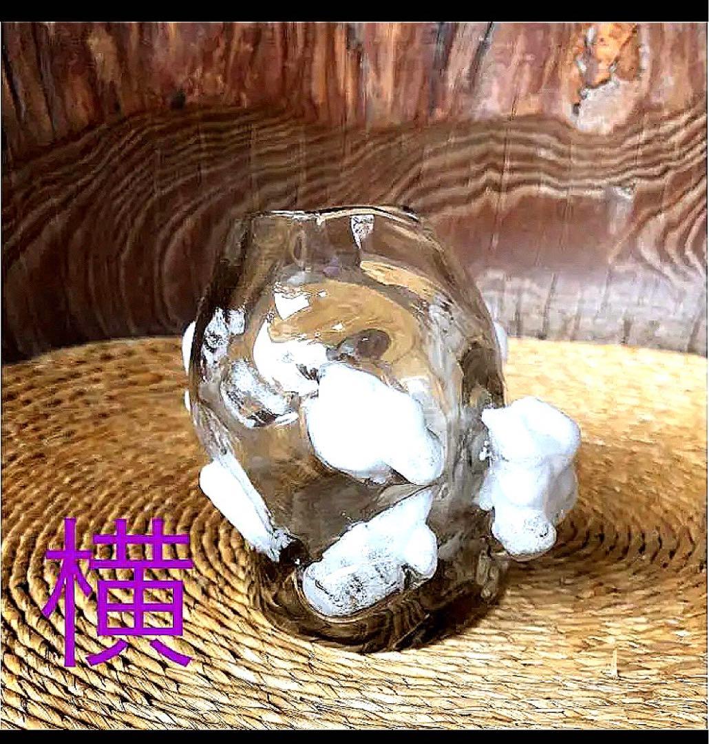 雲母　ガラス花瓶　オリジナルデザイン