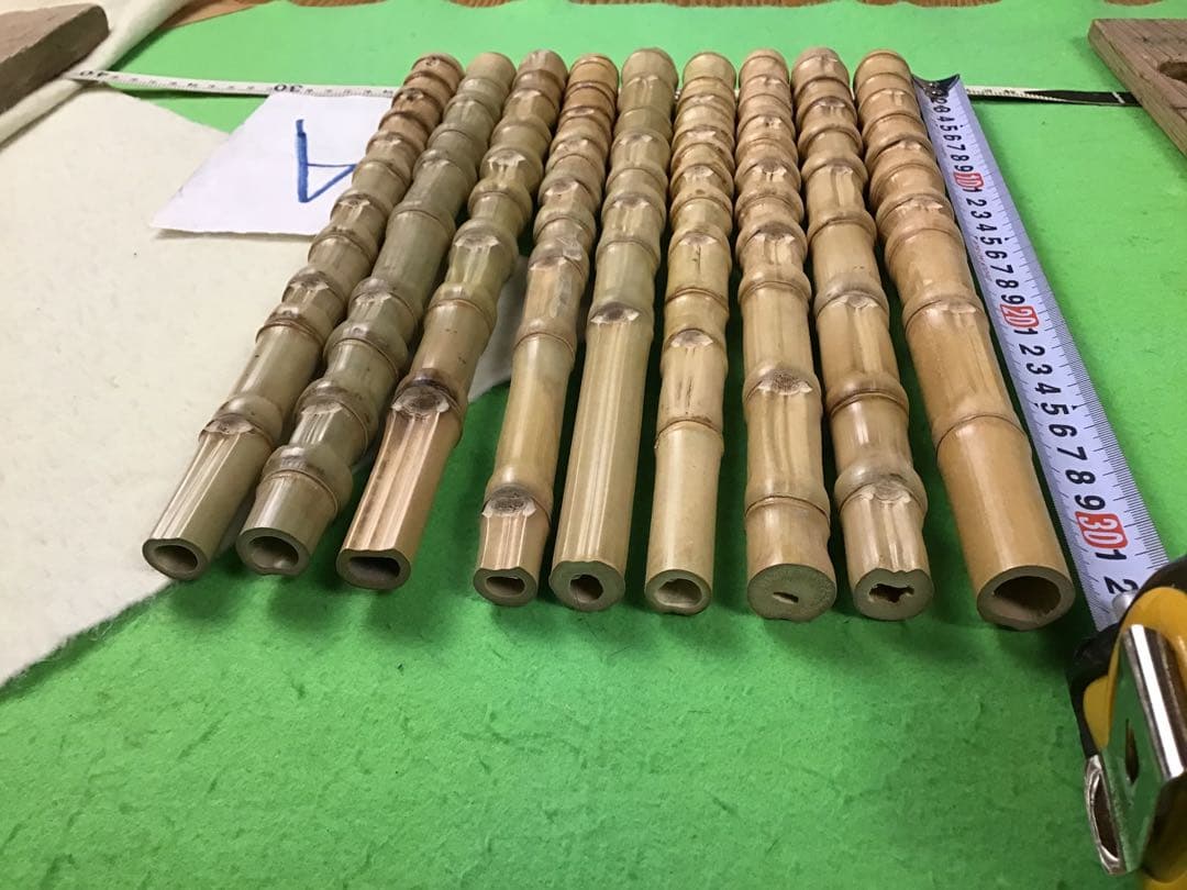 釣り具・その他グリップ用布袋竹「太・極上物・芽取り済み」9本セットA