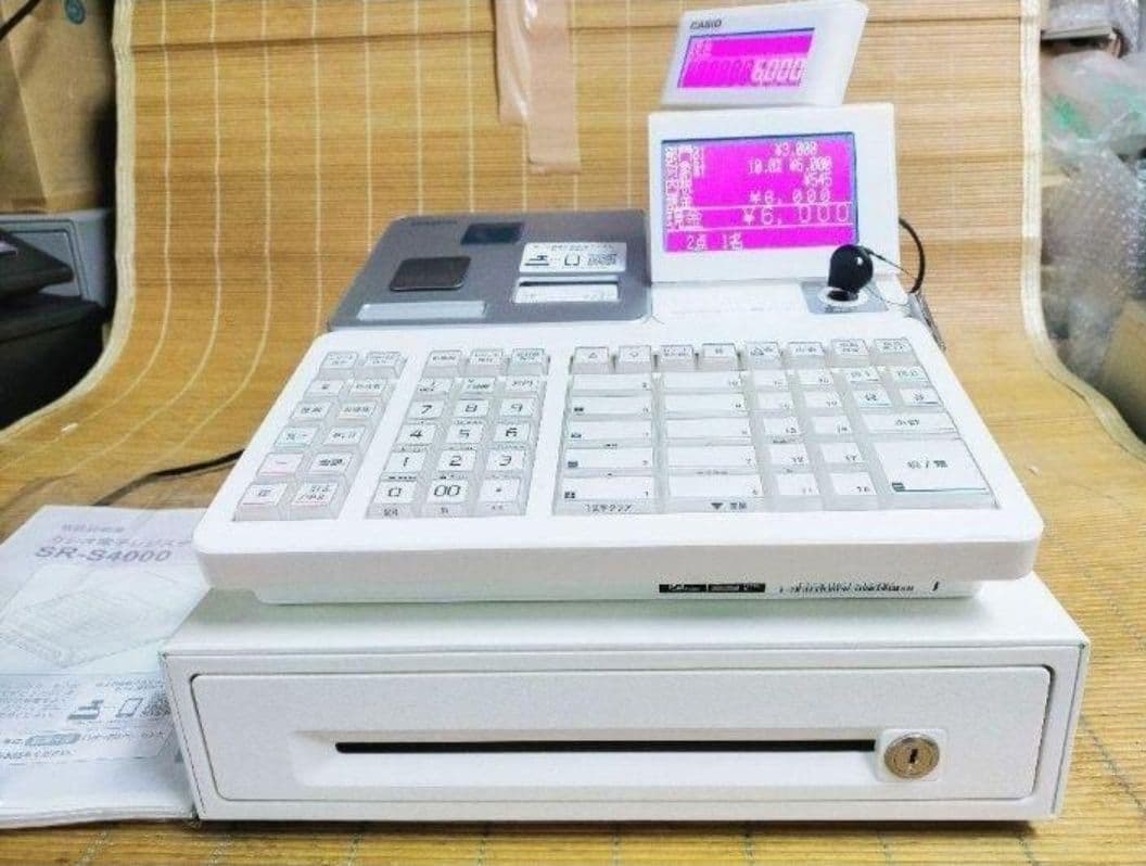 カシオレジスター　SR-S4000　スマホ連携Bluetooth　772767