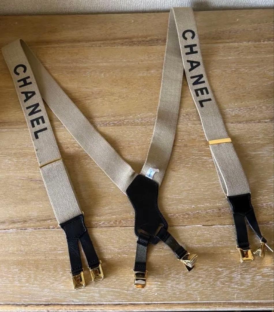 最終処分価格！CHANELヴィンテージ サスペンダー美品 中古