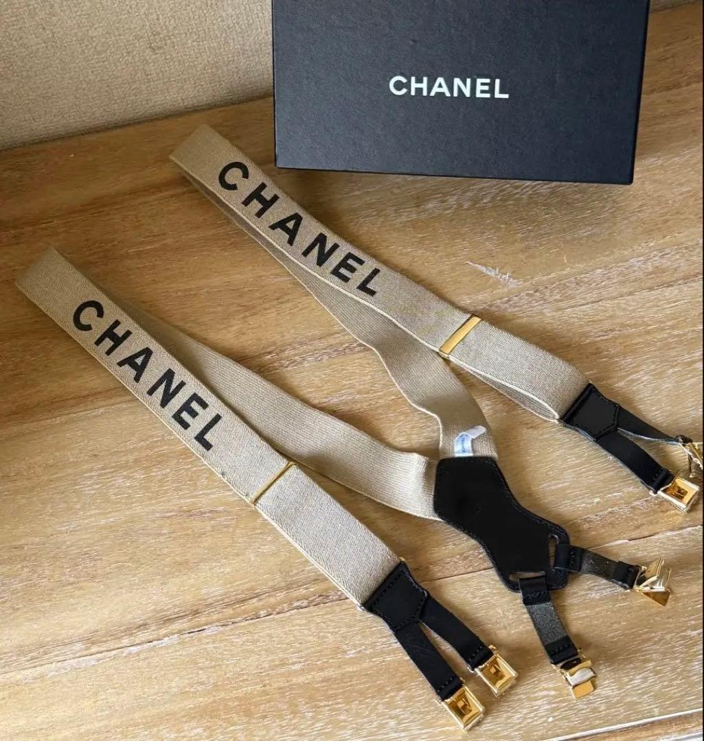 最終処分価格！CHANELヴィンテージ サスペンダー美品 中古