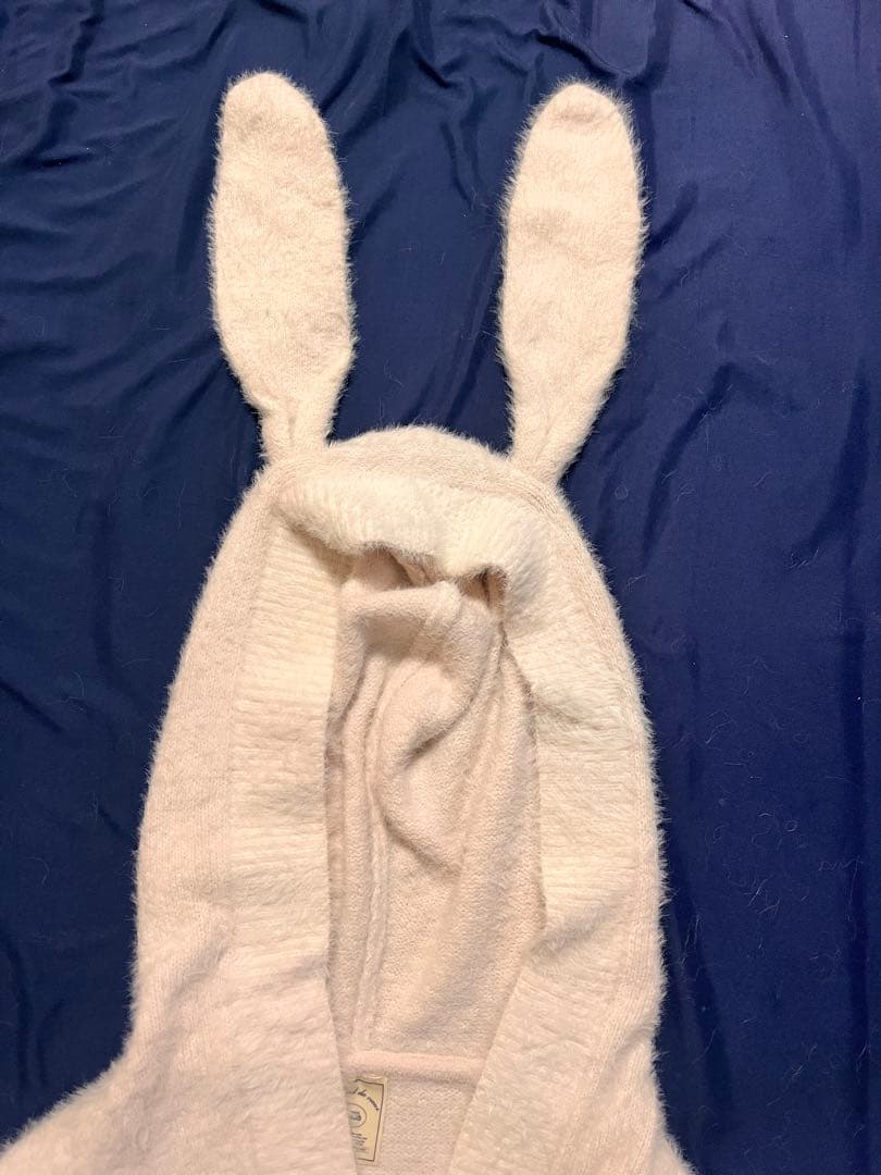 ジェラートピケ　BUNNYモコ　カーディガン・ショートパンツセット　ピンク