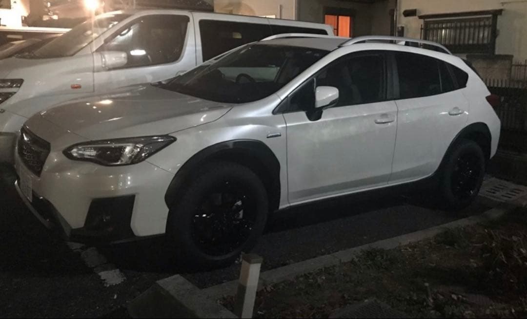 【美品/SUBARU】XV / フォレスター黒ホイール冬タイヤセット4本