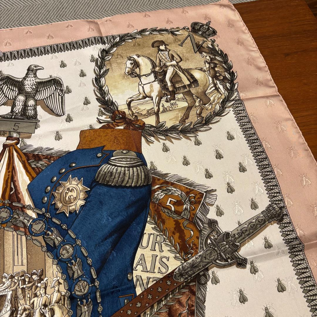 エルメス（HERMES）、スカーフ、ナポレオン（NAPOLEON）、新品