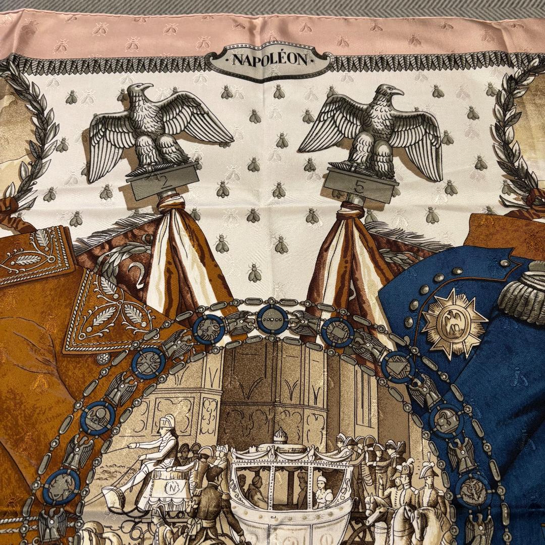 エルメス（HERMES）、スカーフ、ナポレオン（NAPOLEON）、新品