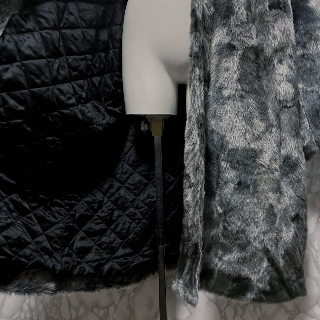 新品タグ付き　BALENCIAGA コレクションライン　ファーロングコート　正規