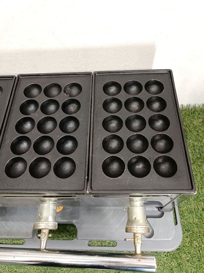 業務用 大たこ焼き 38mmφ 45穴 都市ガス 領収書 4845