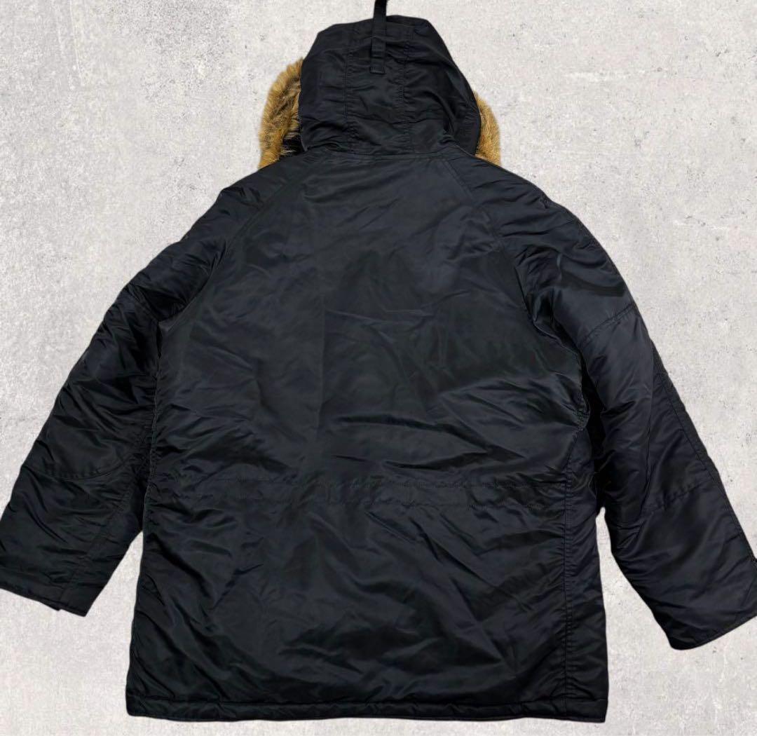 ALPHA INDUSTRIES N-3B フライトジャケット ブラック XL