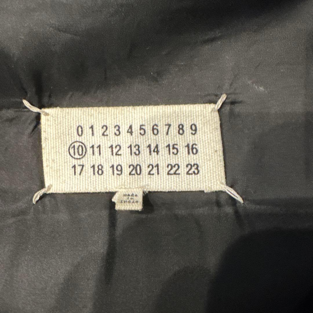 Maison Margiela メゾンマルジェラ 八の字 レザーフーディ